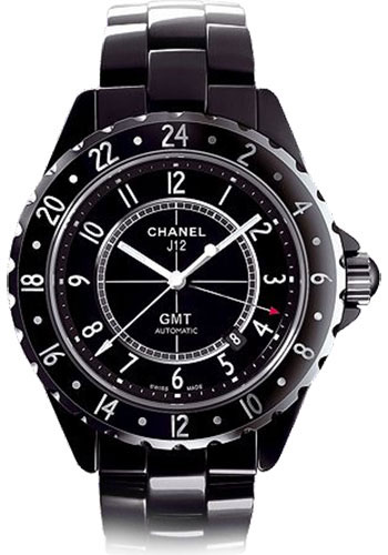 Chanel Watches - J12 Black Ceramic 42mm GMT - Style No: H2012