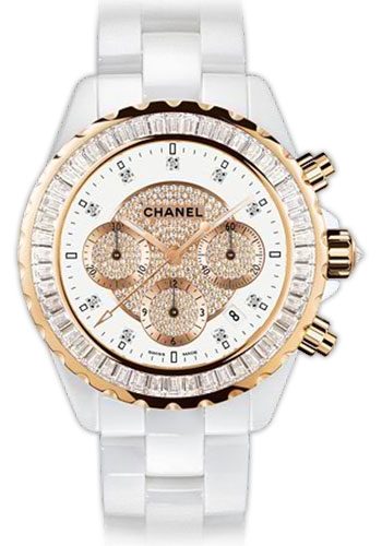 Chanel Watches - J12 White Ceramic 41mm Chronograph - Style No: H2138