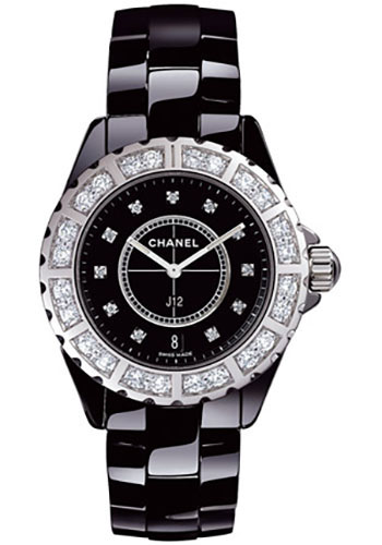 Chanel Watches - J12 Black Ceramic 33mm Quartz - Style No: H2427