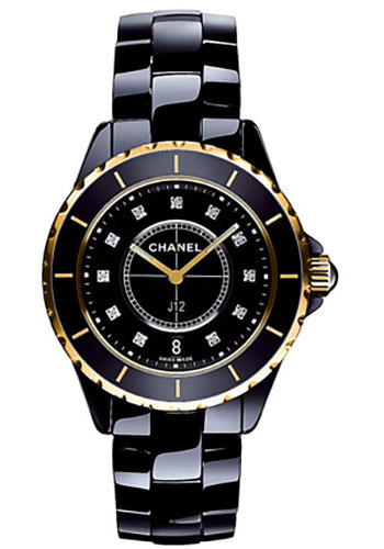 Chanel Watches - J12 Black Ceramic 33mm Quartz - Style No: H2543