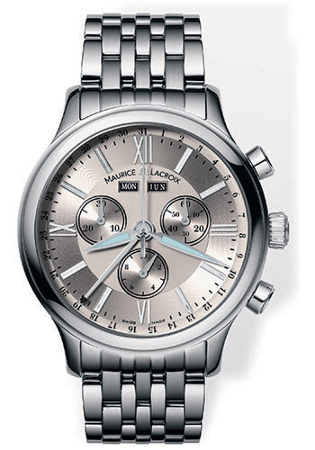Maurice Lacroix Watches - Les Classiques Day Date Month Chronograph - Style No: LC1098-SS002-11E