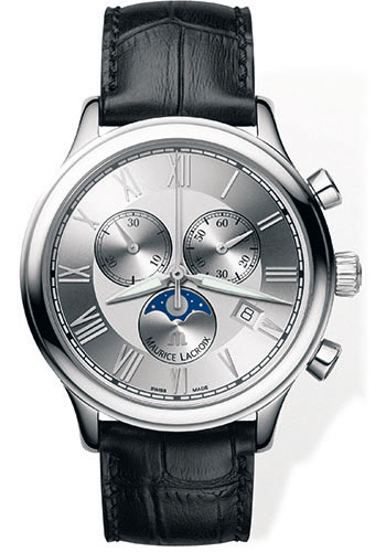Maurice Lacroix Watches - Les Classiques Moon phase Chronograph - Style No: LC1138-SS001-110