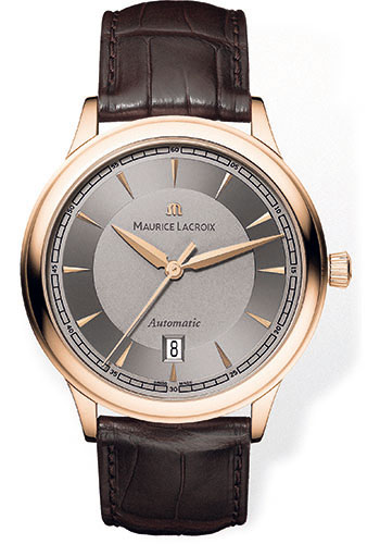Maurice Lacroix Watches - Les Classiques Gents Round Gold - Style No: LC6008-PG101-230
