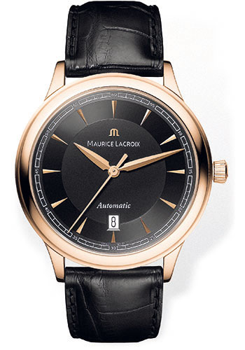 Maurice Lacroix Watches - Les Classiques Gents Round Gold - Style No: LC6008-PG101-330