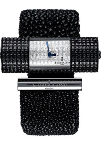 de Grisogono Watches - Lipstick Cylinder White Gold - Style No: LIPSTICK CY S13