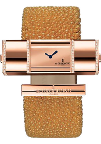de Grisogono Watches - Lipstick Square Pink Gold - Style No: LIPSTICK SQ S04