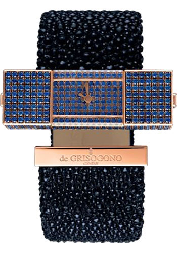 de Grisogono Watches - Lipstick Square Pink Gold - Style No: LIPSTICK SQ S07