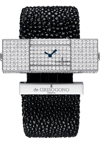 de Grisogono Watches - Lipstick Square White Gold - Style No: LIPSTICK SQ S12