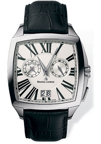 Maurice Lacroix Watches - Miros Coussin Alarm - Style No: MI5027-SS001-110
