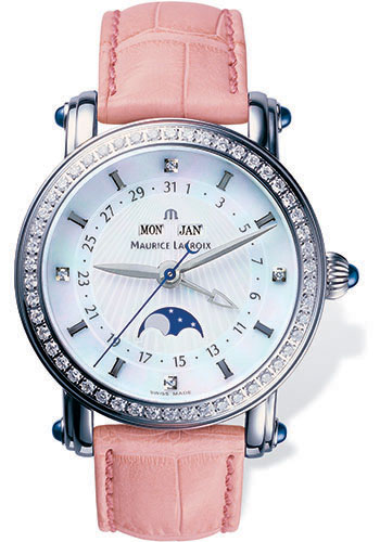 Maurice Lacroix Watches - Masterpiece Ladies Moon Phase - Style No: MP6066-SD501-17E_pink
