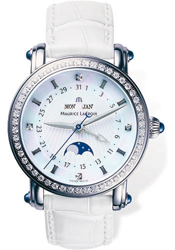 Maurice Lacroix Watches - Masterpiece Ladies Moon Phase - Style No: MP6066-SD501-17E_white