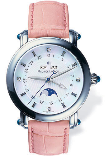Maurice Lacroix Watches - Masterpiece Ladies Moon Phase - Style No: MP6066-SS001-37E
