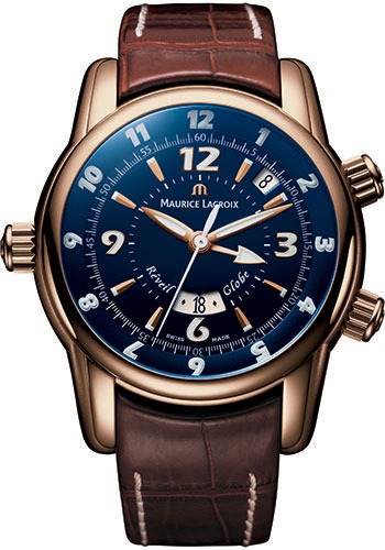 Maurice Lacroix Watches - Masterpiece Reveil Globe - Style No: MP6388-PG101-430