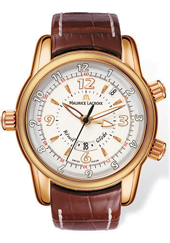 Maurice Lacroix Watches - Masterpiece Reveil Globe - Style No: MP6388-PG101-830