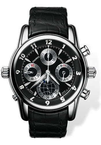 Maurice Lacroix Watches - Masterpiece Chrono Globe - Style No: MP6398-SS001-331