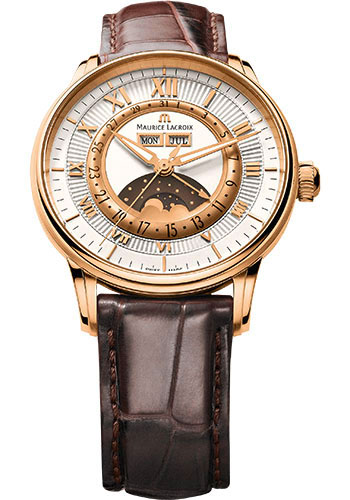 Maurice Lacroix Watches - Masterpiece Moon Phase - Style No: MP6428-PG101-11E