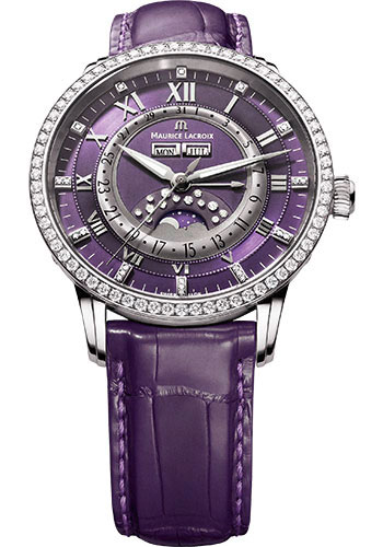 Maurice Lacroix Watches - Masterpiece Moon Phase - Style No: MP6428-SD501-85E