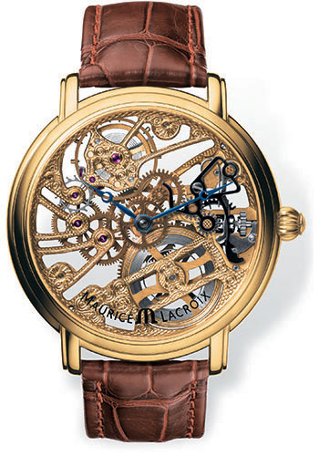 Maurice Lacroix Watches - Masterpiece Squelette - Style No: MP7048-YG101-000