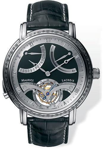 Maurice Lacroix Watches - Masterpiece Tourbillon Retrograde - Style No: MP7088-PL201-310