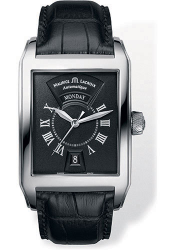 Maurice Lacroix Watches - Pontos Rectangulaire Day-Date - Style No: PT6137-SS001-310