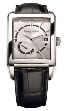 Maurice Lacroix Watches - Pontos Rectangulaire Reserve de Marche - Style No: PT6217-SS001-130
