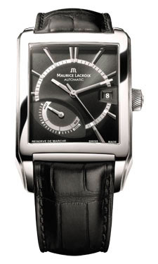 Maurice Lacroix Watches - Pontos Rectangulaire Reserve de Marche - Style No: PT6217-SS001-330