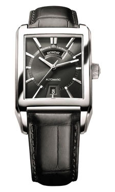 Maurice Lacroix Watches - Pontos Rectangulaire Day-Date - Style No: PT6227-SS001-33E