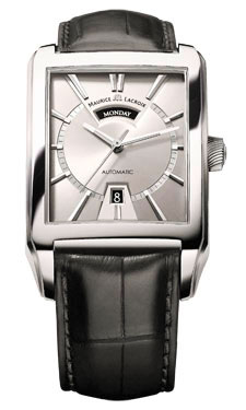 Maurice Lacroix Watches - Pontos Rectangulaire Day-Date - Style No: PT6237-SS001-13E