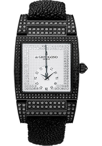 de Grisogono Watches - Uno Grande Seconde Blackened White Gold - Style No: UNO GS S02