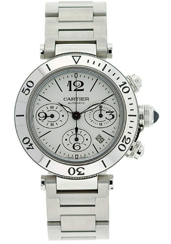 Cartier Watches - Pasha Seatimer Chronograph 42.5 mm - Style No: W31089M7