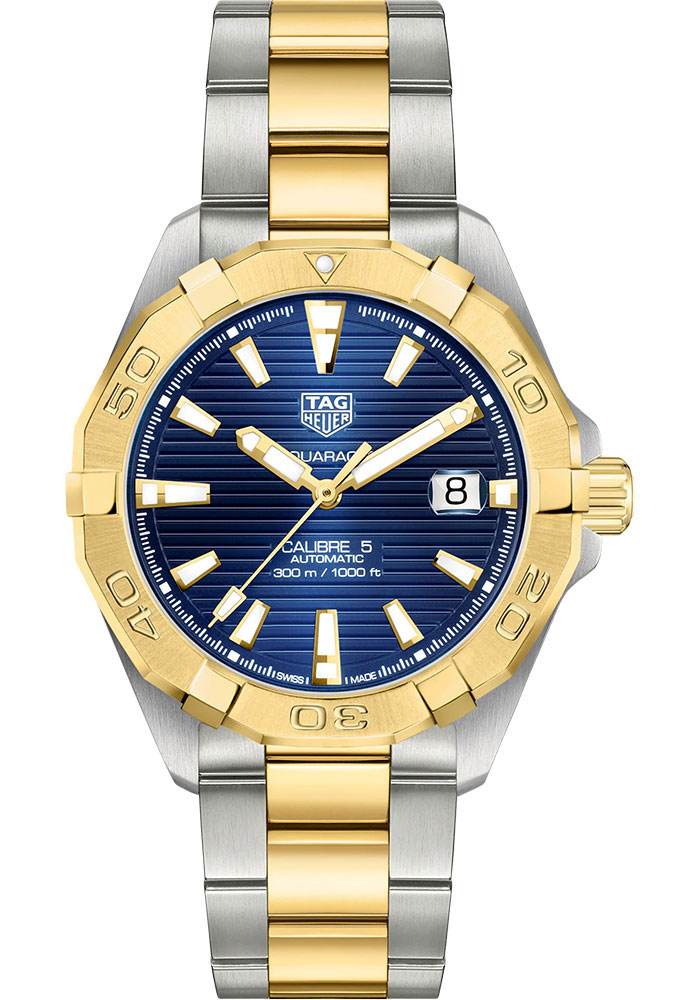 Tag Heuer Watches - Aquaracer Date Automatic 41 mm - Steel - Bracelet - Style No: WBD2120.BB0930