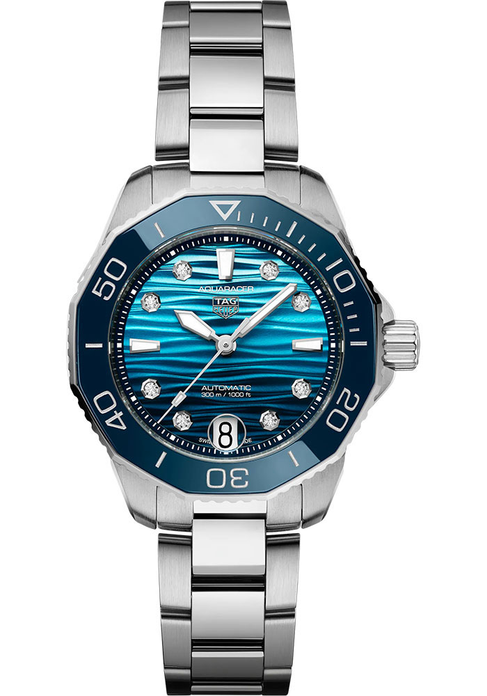 Tag Heuer Watches - Aquaracer Professional 300 Date Automatic 36 mm - Steel - Bracelet - Style No: WBP231N.BA0618