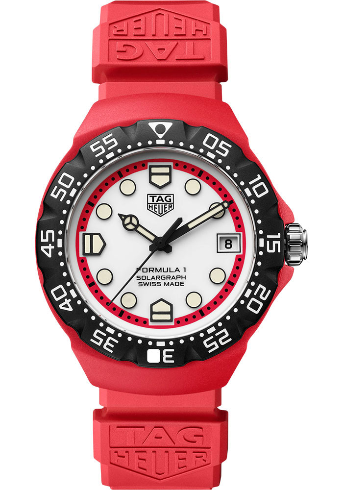 Tag Heuer Watches - Formula 1 Solargraph Quartz 38 mm - Th-Polylight - Rubber Strap - Style No: WBY1161.FT8086