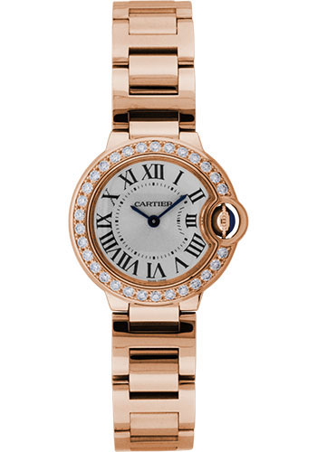 Cartier Watches - Ballon Bleu Pink Gold With Diamonds - Style No: WE9002Z3
