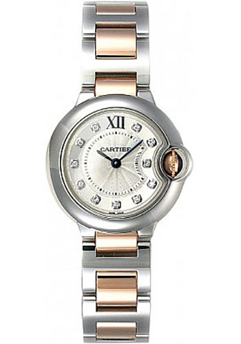 Cartier Watches - Ballon Bleu Stainless Steel and Pink Gold - Style No: WE902030