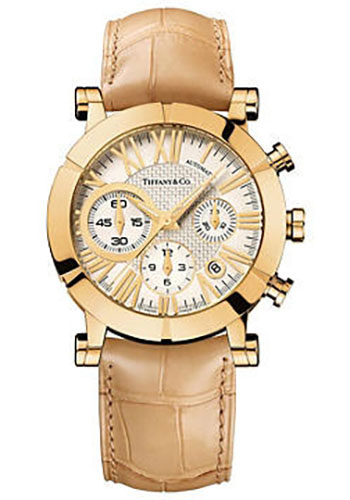Tiffany Watches - Atlas Chronograph Gold - Style No: Z1000.82.52A22A71A