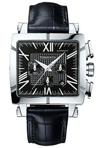 Tiffany Watches - Atlas Square Chronograph - Style No: Z1100.82.12A10A71A