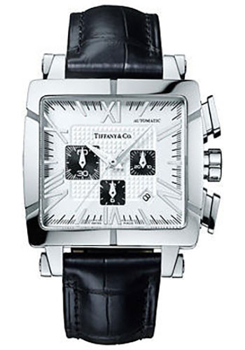 Tiffany Watches - Atlas Square Chronograph - Style No: Z1100.82.12A21A71A