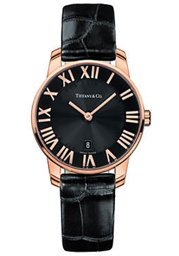 Tiffany Watches - Atlas Dome Lady Red Gold - Style No: Z1830.11.30A10A70A