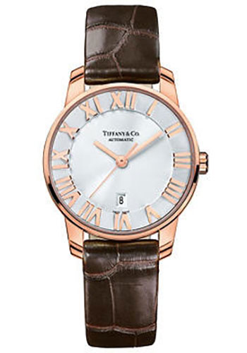 Tiffany Watches - Atlas Dome Lady Automatic Red Gold - Style No: Z1830.68.30A21A70A