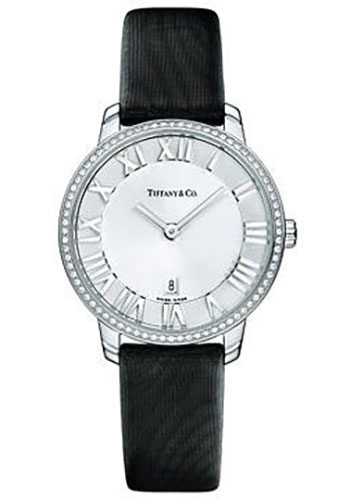 Tiffany Watches - Atlas Dome Lady Stainless Steel and Diamonds - Style No: Z1831.11.10B21A40A