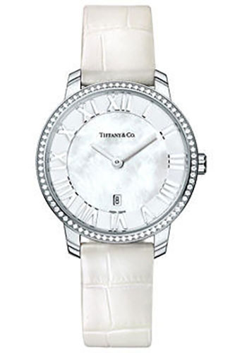 Tiffany Watches - Atlas Dome Lady White Gold and Diamonds - Style No: Z1831.11.40B91A70A