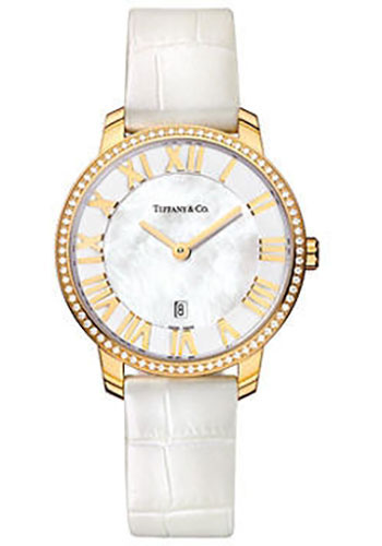 Tiffany Watches - Atlas Dome Lady Yellow Gold and Diamonds - Style No: Z1831.11.50B91A70A