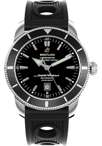 Breitling Watches - Superocean Heritage 46 Rubber Strap - Style No: A1732024/B868-ocean-racer-black