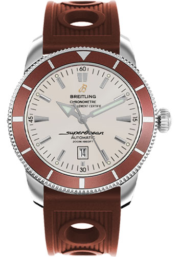 Breitling Watches - Superocean Heritage 46 Rubber Strap - Style No: A1732033/G642-ocean-racer-bronze-folding