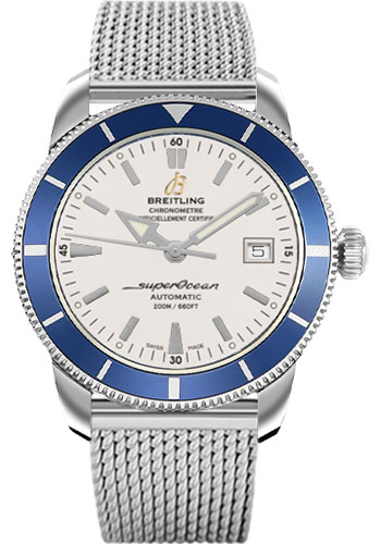 Breitling Watches - Superocean Heritage 42 Stainless Steel Bracelet - Style No: A1732116/G717-ocean-classic-steel