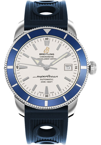 Breitling Watches - Superocean Heritage 42 Rubber Strap - Style No: A1732116/G717-ocean-racer-blue-folding
