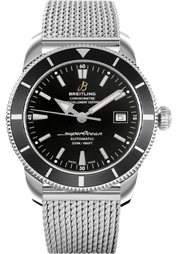 Breitling Watches - Superocean Heritage 42 Stainless Steel Bracelet - Style No: A1732124/BA61-ocean-classic-steel