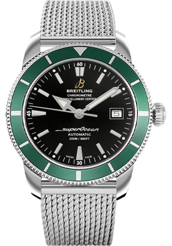Breitling Watches - Superocean Heritage 42 Stainless Steel Bracelet - Style No: A1732136/BA61-ocean-classic-steel
