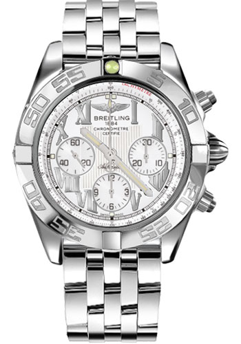Breitling Watches - Chronomat B01 Stainless Steel Polished Bezel - Style No: AB011012/A690-pilot-steel